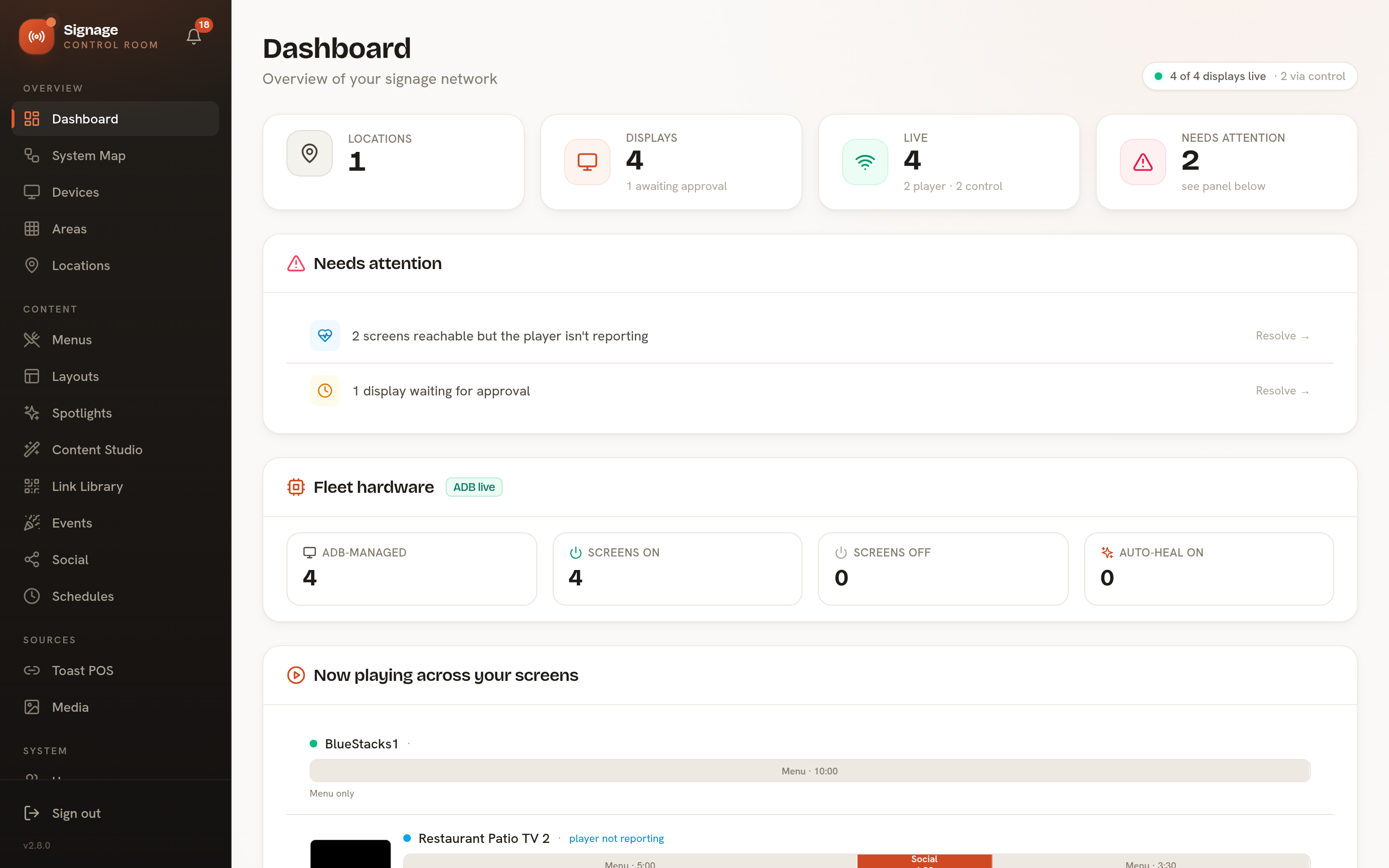 Dashboard